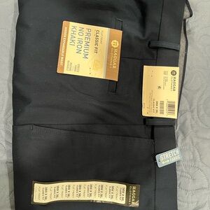 Haggar Dark Navy Chinos & Khakis 38 x 36